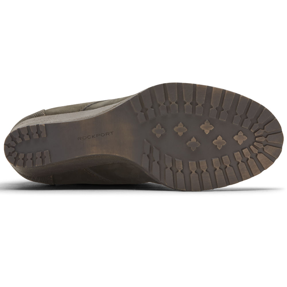 Rockport Støvler Dame Olivengrønne - Cobb Hill Lucinda Chukka - VWTK60945